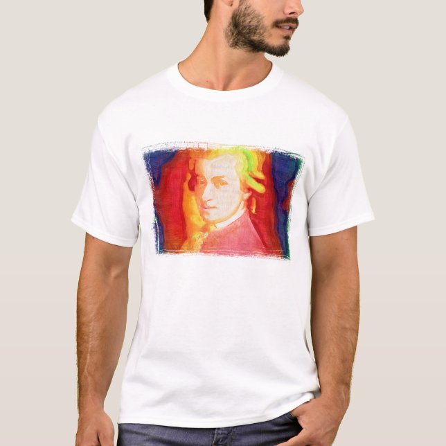 Colourful Mozart T-Shirt (Front)