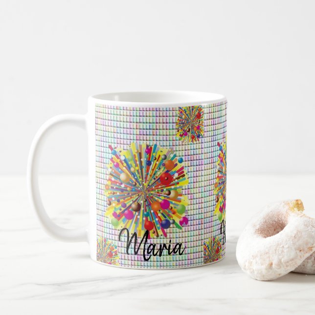 Colourful Mug (With Donut)