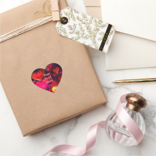 Colourful Multi Hearts Heart Sticker