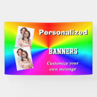 Colourful multicolored bright rainbow