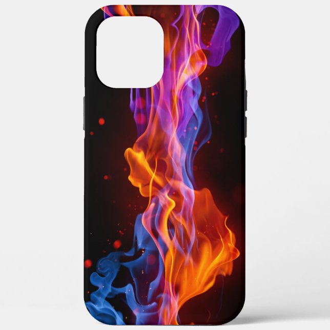 Colourful multicolored flames (all phones) Case-Mate iPhone case (Back)