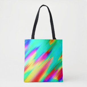 Colourful Multicoloured Abstract Pattern Tote Bag
