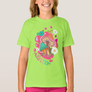 Colourful Mushroom Cute T-shirt