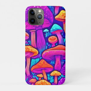 Colourful Mushroom Pattern iPhone 11 Pro Case