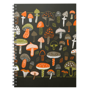 Colourful Mushrooms: Fairy Collection Notebook