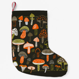 Colourful Mushrooms: Fairy Collection Small Christmas Stocking