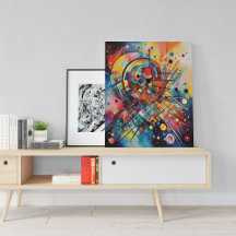 Colourful Music Composition Abstract Painting