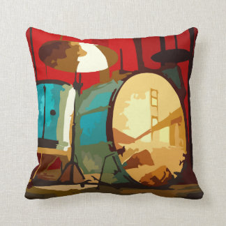 Colourful Music Drums Cushion