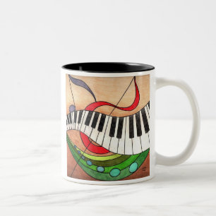 Colourful Music, In life, being off-beat can be Two-Tone Coffee Mug