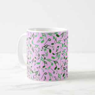 Colourful Music Notes  Coffee Mug