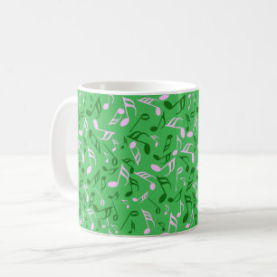 Colourful Music Notes Fleece Blanket Coffee Mug