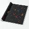 colourful music notes on black