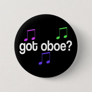 Colourful Music Oboe Button