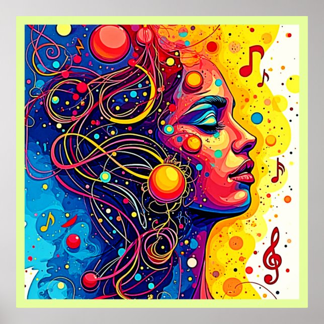 Colourful Music Soul Poster (Front)