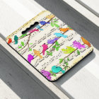 Colourful Musical Birds Symphony Seat Cushion