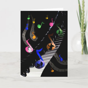 Colourful Musical Greeting Card