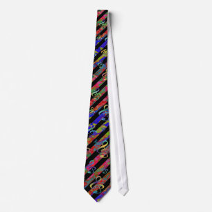Colourful Musician's Necktie