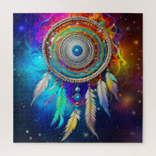 Colourful Mystical Dreamcatcher  Jigsaw Puzzle