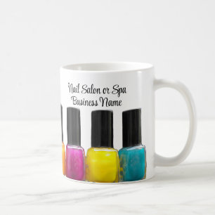 Colourful Nail Polish Bottles, Nail Salon Coffee Mug