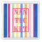 Colourful Nantucket Striped Acrylic Tray