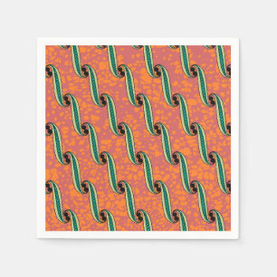 Colourful Napkin with African fabric pattern