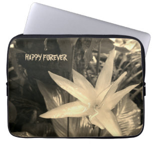 Colourful nature art gift for birthday, anniversar laptop sleeve