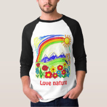Colourful Nature Drawing for Nature Lovers