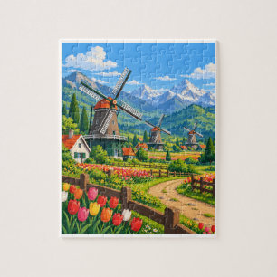 Colourful Nature Landscape Puzzle