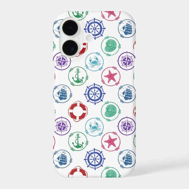 Colourful Nautical Pattern (Back)