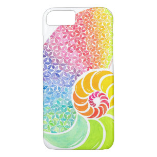 Colourful Nautilus Cell Phone Case
