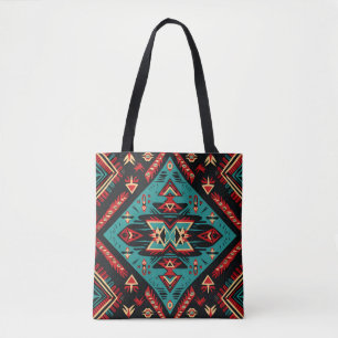 Colourful Navajo Indian tribal pattern Tote Bag