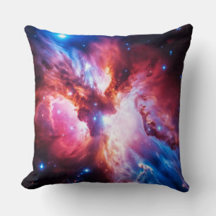 Colourful Nebula Galaxy Space Stars Cosmic Univers Cushion