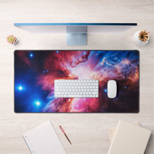 Colourful Nebula Galaxy Space Stars Cosmic Univers Desk Mat