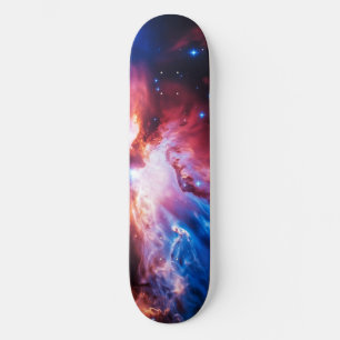 Colourful Nebula Galaxy Space Stars Cosmic Univers Skateboard
