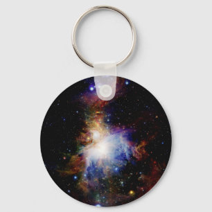 Colourful Nebula Key Ring