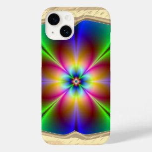 Colourful Neon Daisy Case-Mate iPhone 14 Case