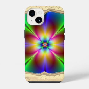 Colourful Neon Daisy iPhone 14 Case
