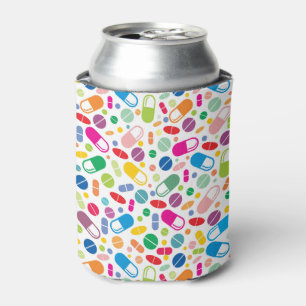 Colourful Neon Drug Pattern Can Cooler