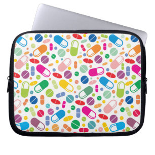 Colourful Neon Drug Pattern Laptop Sleeve
