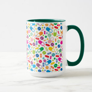 Colourful Neon Drug Pattern Mug