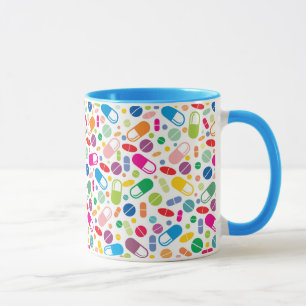 Colourful Neon Drug Pattern Mug