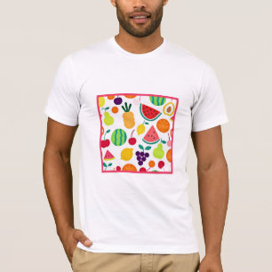 Colourful Neon Fruit Fiesta T-Shirt