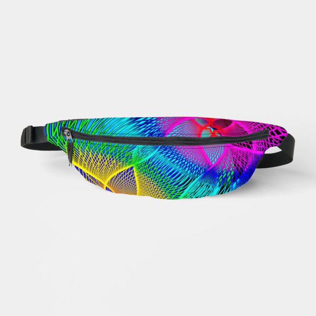 Colourful Neon Lights Fanny Pack (Front)