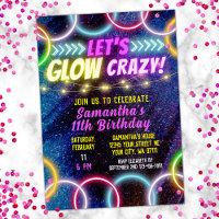 Colourful Neon Lights Let's Glow Crazy Girl's Part