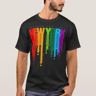 Colourful New York City Fashion   Cool New York Ci T-Shirt