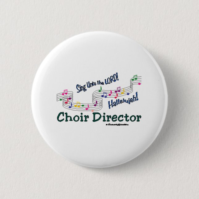 Colourful Notes 6 Cm Round Badge (Front)