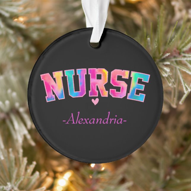 Colourful Nurse Ornament (Tree)