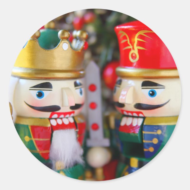 Colourful nutcrackers envelope seal (Front)