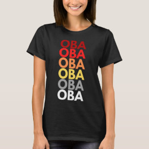 Colourful Oba in Japanese Aunt in Japanese Oba T-Shirt