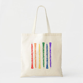 Colourful Oboe Oboist Player Double reed Tote Bag